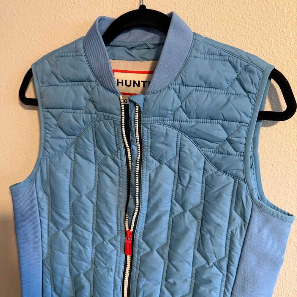 Hunter  Original Midlayer Gilet Vest Light Blue Size M - Picture 2 of 5